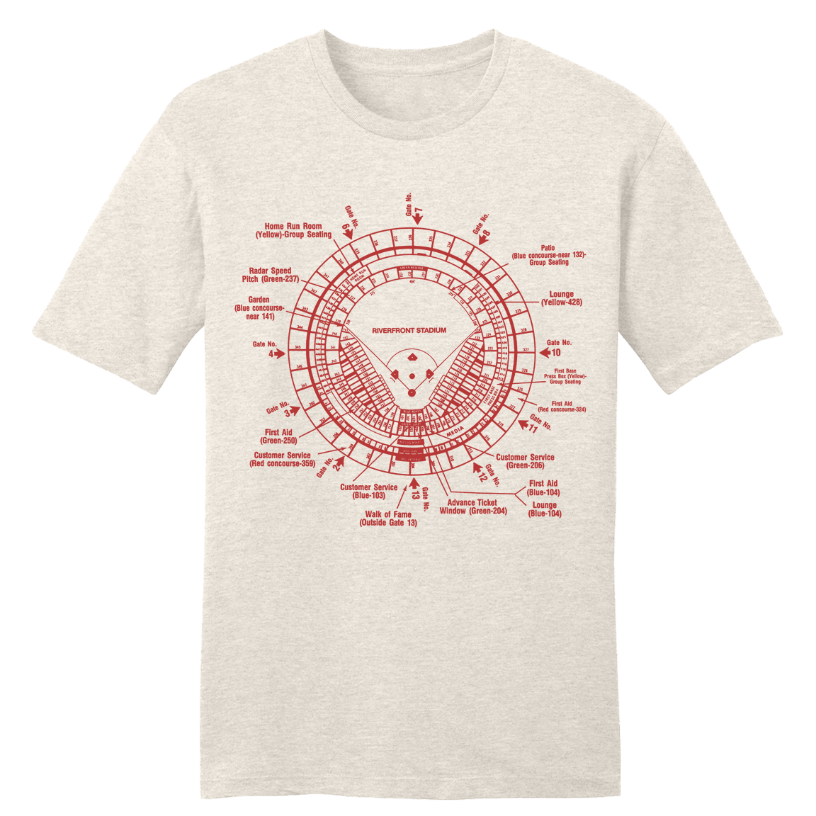 Riverfront Stadium Blueprint Cincinnati Baseball Apparel In The Clutch riverfront-stadium-blueprint-cincinnati-baseball-apparel-in-the-clutch