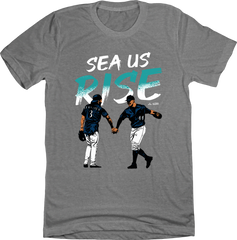 Seattle SEA Us Rise 2022 T-shirt gray