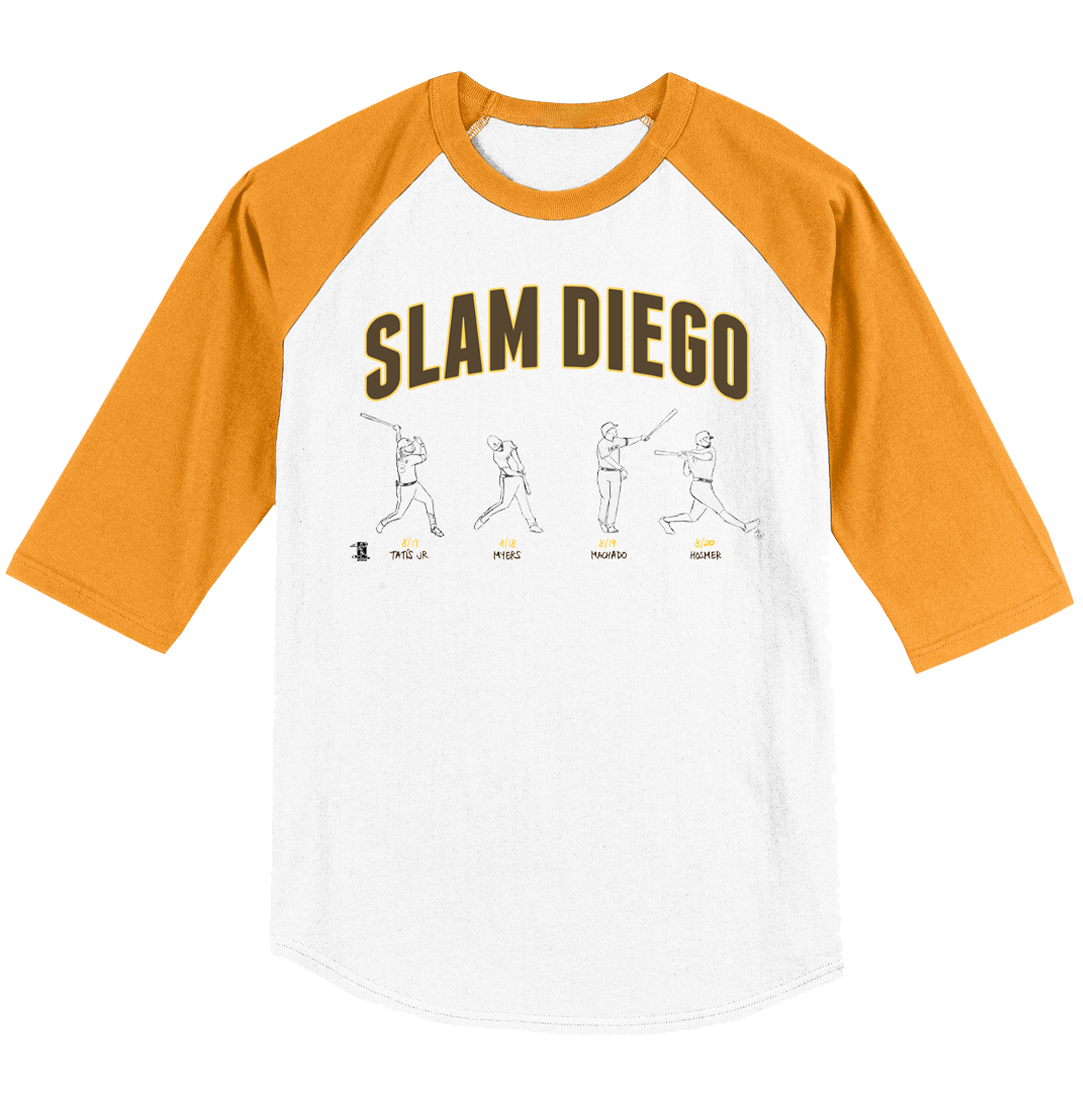 Slam Diego Tee, Acceptably Drawn Baseball