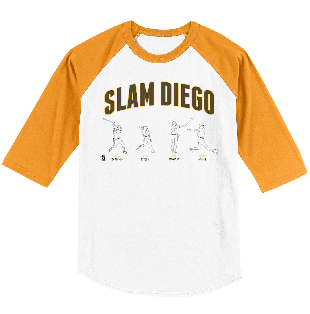 Slam Diego Tee Acceptably Drawn Baseball In The Clutch Clothing