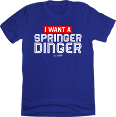 George Springer Dinger MLBPA T-shirt blue In The Clutch