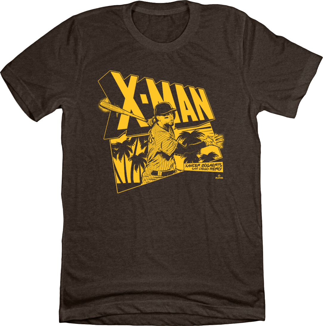 X-Man Bogaerts MLBPA SD Tee Brown In The Clutch